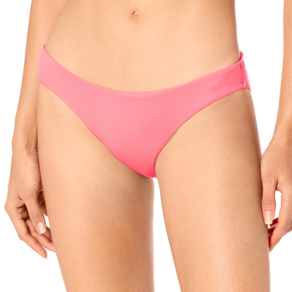 NWT Billabong Women's Standard Classic Lowrider Bikini Bottom, Coral‎ Crush - S